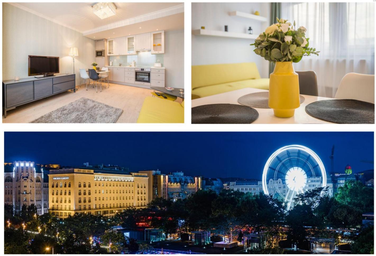 Big Wheel Panoramica Apartment Budapest Ngoại thất bức ảnh